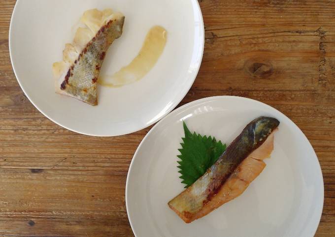 Easiest Way to Prepare Any-night-of-the-week Kyoto saikyo yaki
cod&salmon