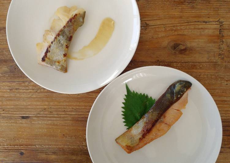 Recipe of Quick Kyoto saikyo yaki cod&amp;salmon