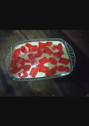 A picture of Three colour sandwich Custard.