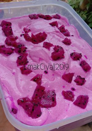 Foto resep Ice cream buah naga
