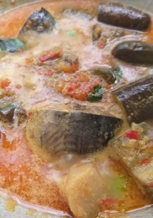 Foto resep Tongkol Terong Santan