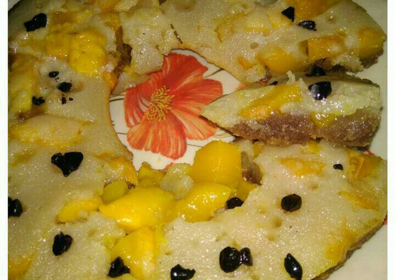 Layerd suji mango cake