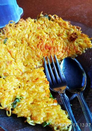 Foto resep Pizza mie/mie schotel sederhana