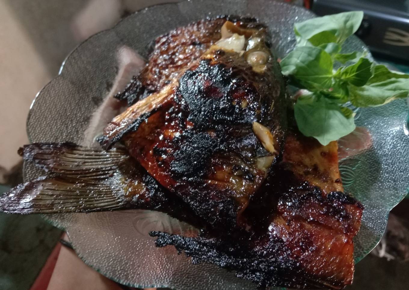Ikan Mas panggang teflon