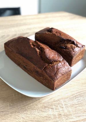 Une photo de Banana Bread aux pépites de chocolats