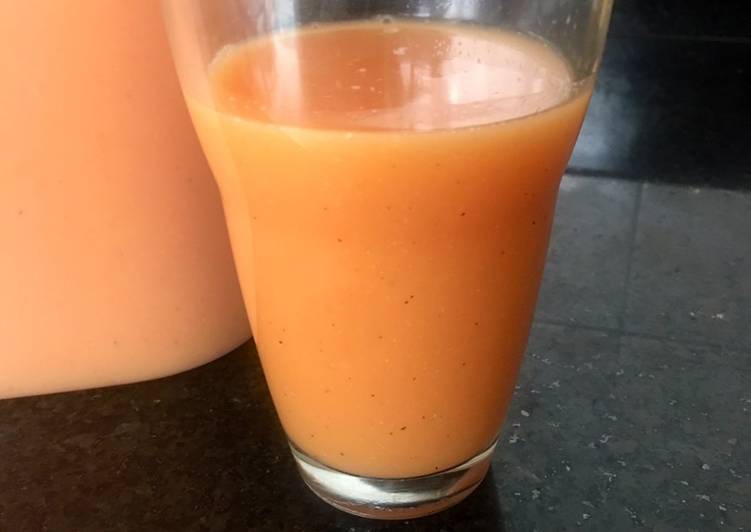 Steps to Make Award-winning Watermelon Passion n Orange Juice