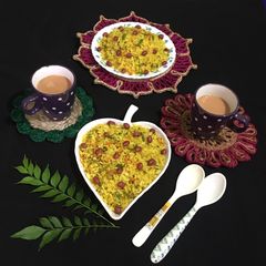 A picture of Vegetable Kanda Poha.