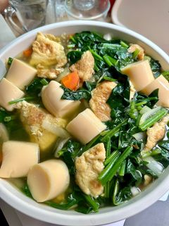 รูปของ แกงจืดไข่น้ำผักปวยเล้ง