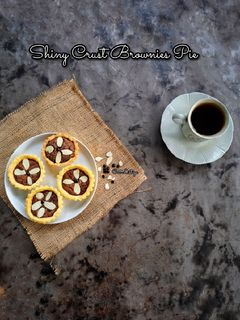 Foto resep Shiny Crust Brownies Pie
