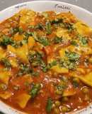 Matter dal dhokli (left over dal)