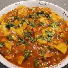 A picture of Matter dal dhokli (left over dal).