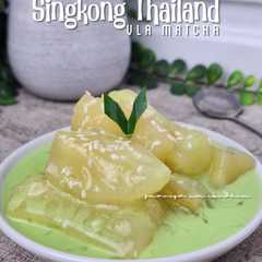 Singkong Thailand Vla Matcha-レシピのメイン写真