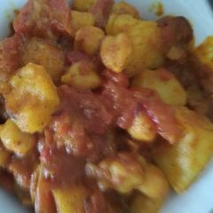 Aloo chole A picture of Aloo chole.