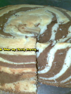 Foto resep Zebra Cake Putih Telur
