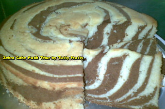 Cara Bikin Zebra Cake Putih Telur Gampang