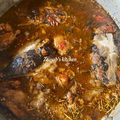 A picture of Special pepper soup.