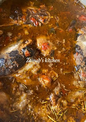 A picture of Special pepper soup.