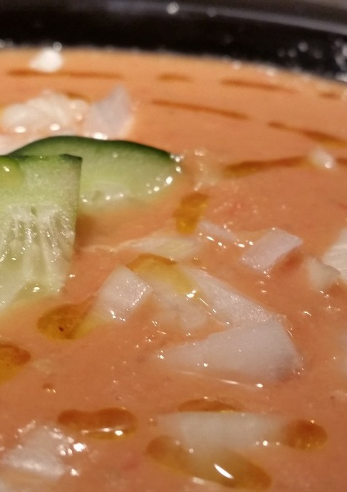 Una foto de Gazpacho andaluz (sin pan)