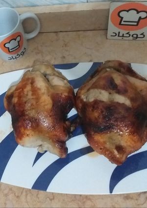 صورة لوصفة فراخ مشويه بالفرن