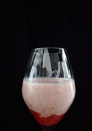 Une photo de Milk-shake banane-fraise