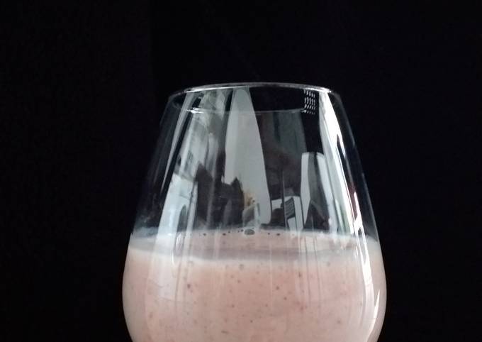 Milk-shake banane-fraise