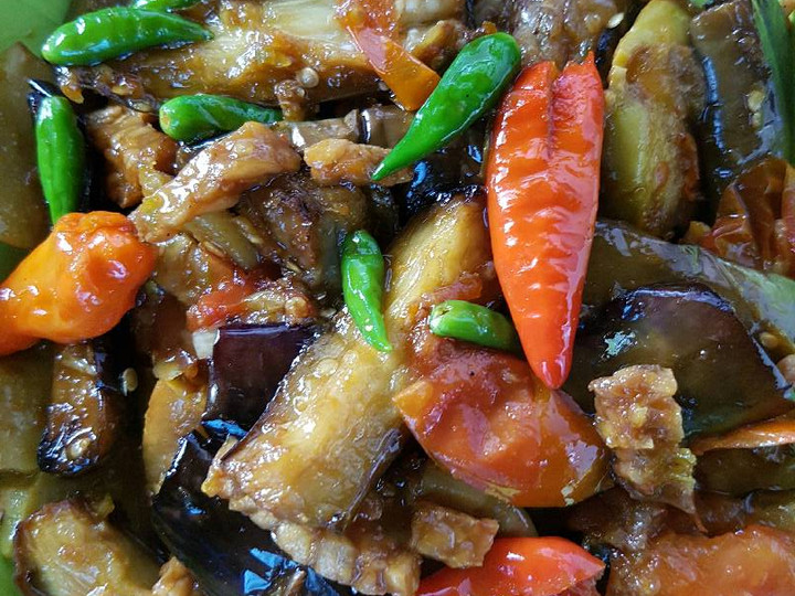 Yuk intip, Bagaimana cara membuat Sambal terong kopek(ungu)with TeJo  sedap