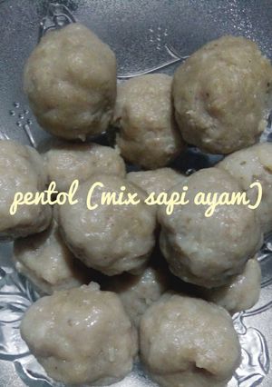 Foto resep 22. Pentol halus (mix sapi & ayam)