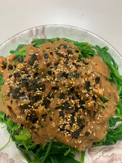 麻醬涼拌龍鬚菜 的食譜成品照片
