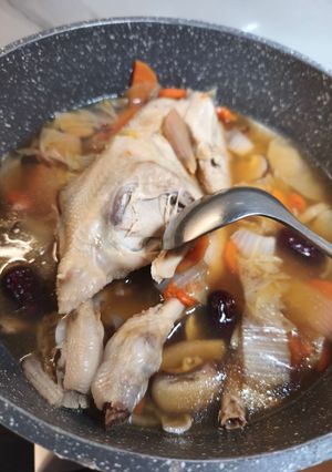 Foto resep Simple Chinese chicken soup without water