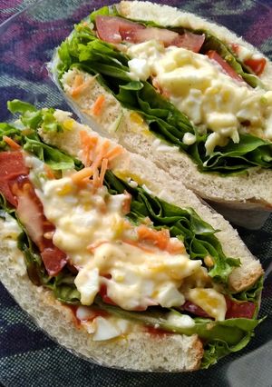 Foto resep Sandwich telur simple