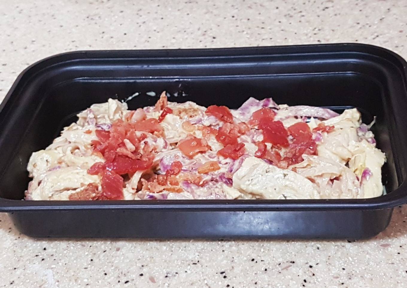 Blaukraut con pollo Low Carb