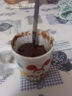 Foto de Bolo de caneca chocolate (com Nesquik)