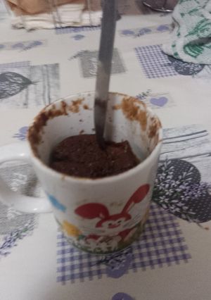 Foto de Bolo de caneca chocolate (com Nesquik)