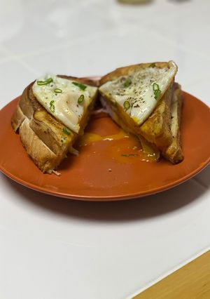 A picture of Savory French Toast Sandwich.