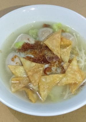 Foto resep Baso sapi kuah jamur enoki
