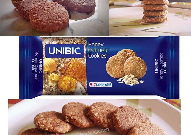 Recipe of Ultimate Unibic Inspired Oatmeal Cookies