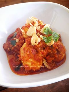 Foto resep Telur & Tahu Bumbu Bali