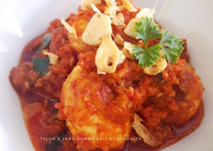 Resep: Telur &amp; Tahu Bumbu Bali Ekonomis Untuk Dijual