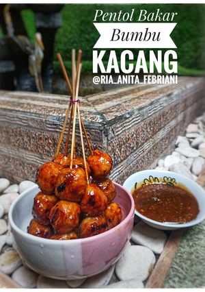 Foto resep Pentol Bakar Bumbu Kacang