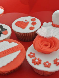 Una foto de Cupcakes San Valentín