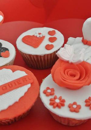 Una foto de Cupcakes San Valentín