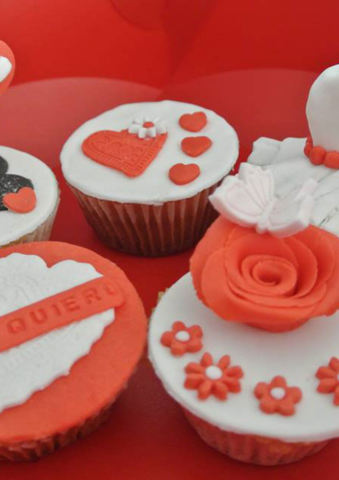 Una foto de Cupcakes San Valentín
