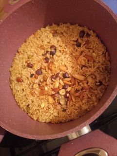 صورة لوصفة أرز بالمكسرات