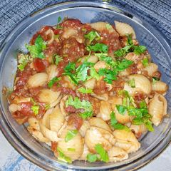 A picture of Chicken Masala Pasta.