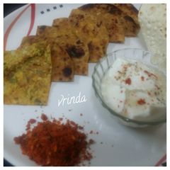 A picture of Mooli Paratha.