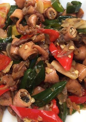 Foto resep Cumi Asin tumis