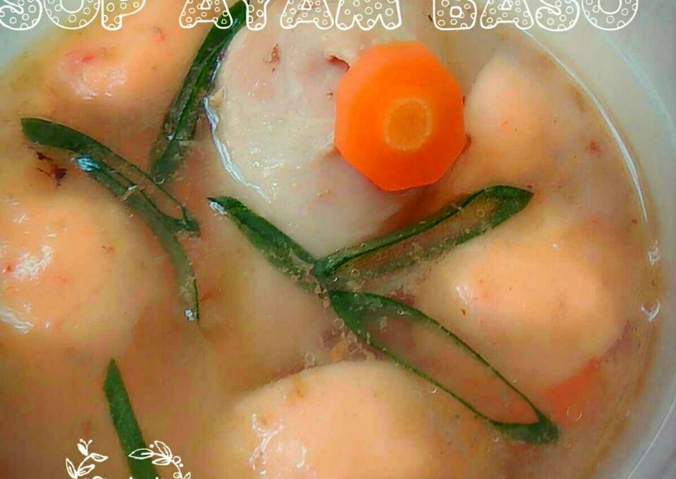 Sop ayam baso