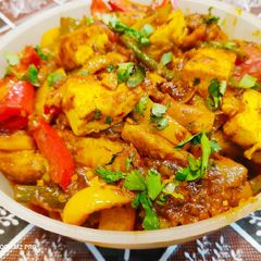 A picture of Vegetable Jalfrezi.