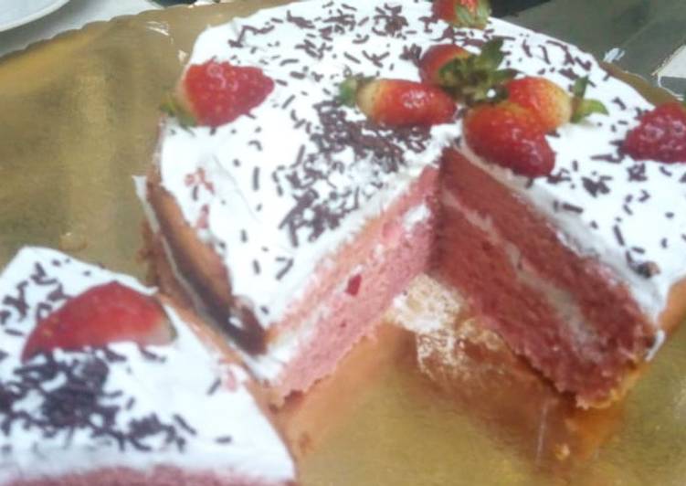 Simple Way to Prepare Speedy Strawberry chiffon