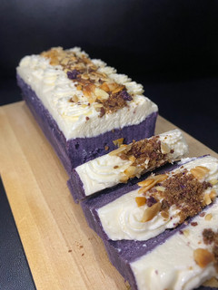 Foto resep Brownies Ubi Ungu dengan Cream Cheese Frosting